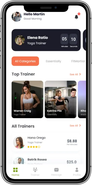 Advanced Trainer Search Filter