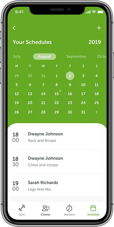 Create Workout Schedules