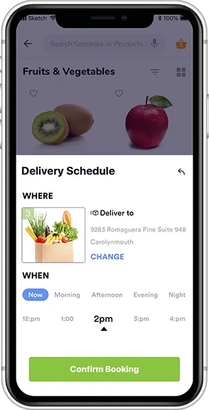 Bulid Grocery Delivery App Schedule Booking