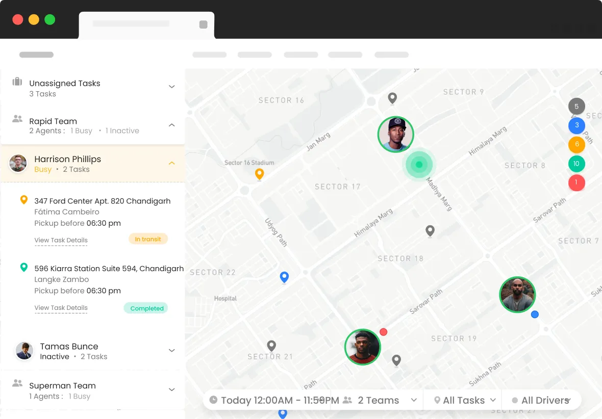 Real Time Tracking