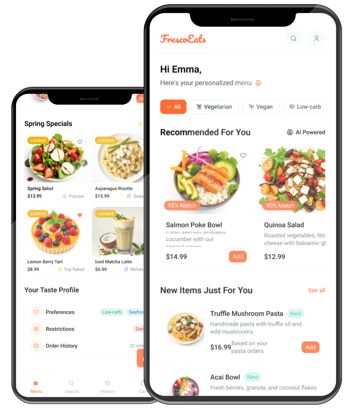Smart Menu Personalization