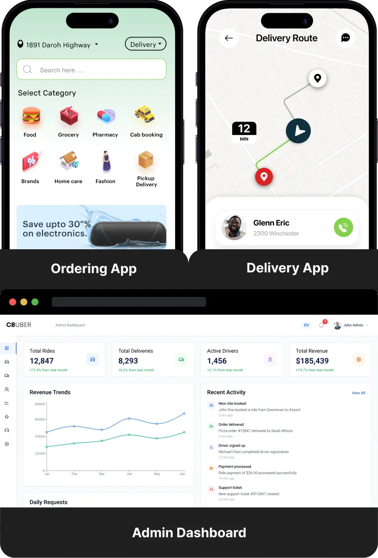 on-demand-delivery App demo