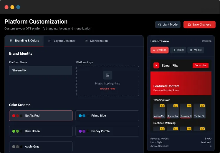 Customize Your Platform