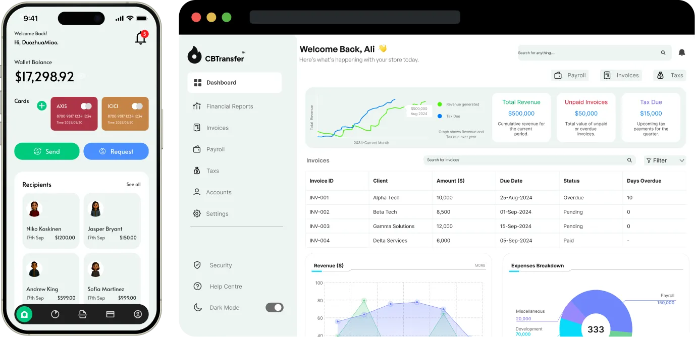 financial-software app demo