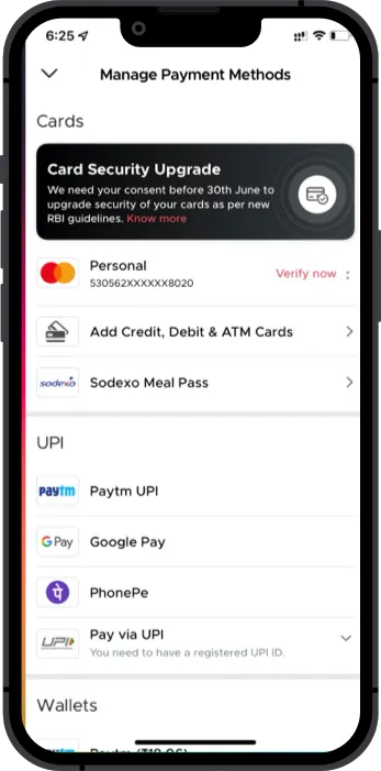 Multiple Payment Options