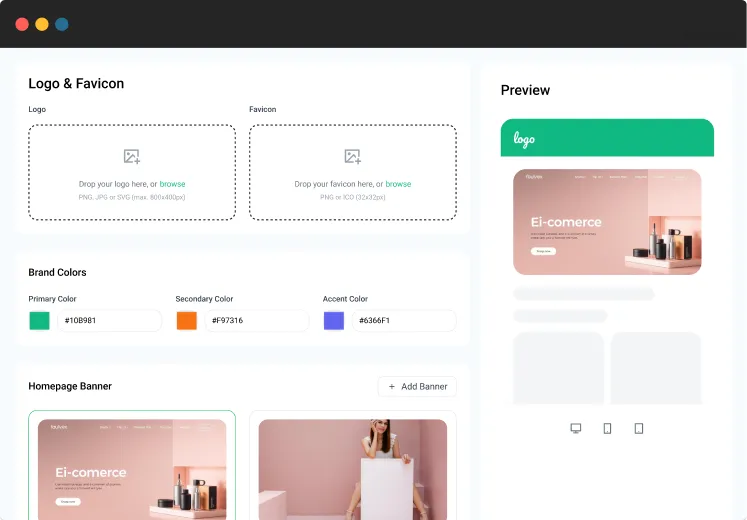 Customize Your Marketplace