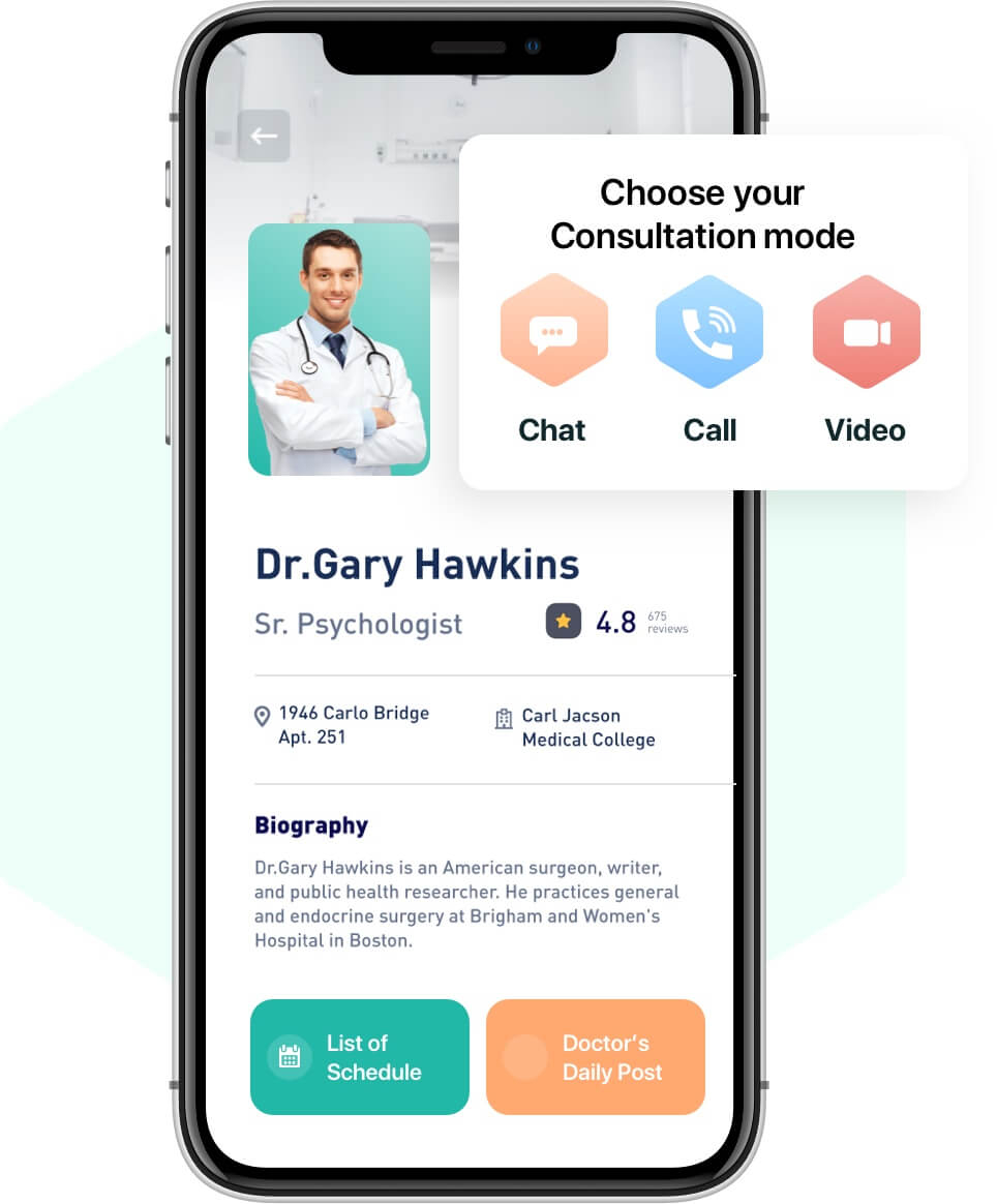 Feature-loaded Patient App