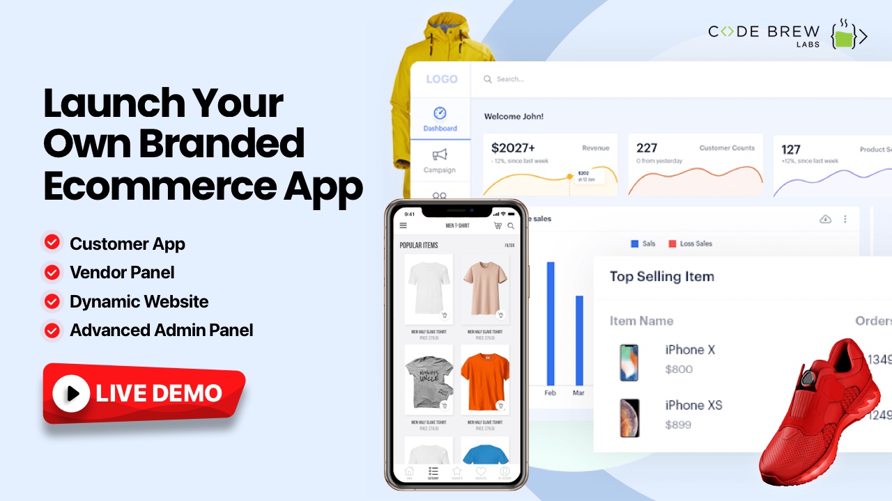 E-commerce Mobile App Live Demo