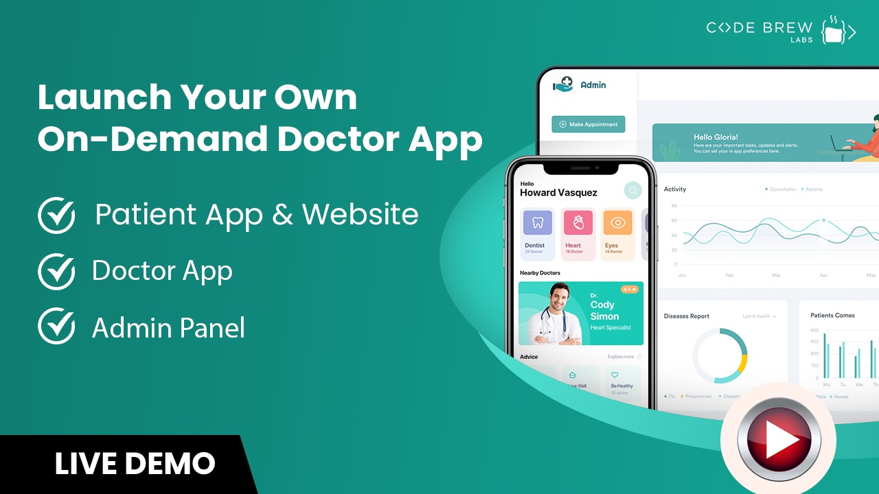 On Demand Doctor App – Live Demo