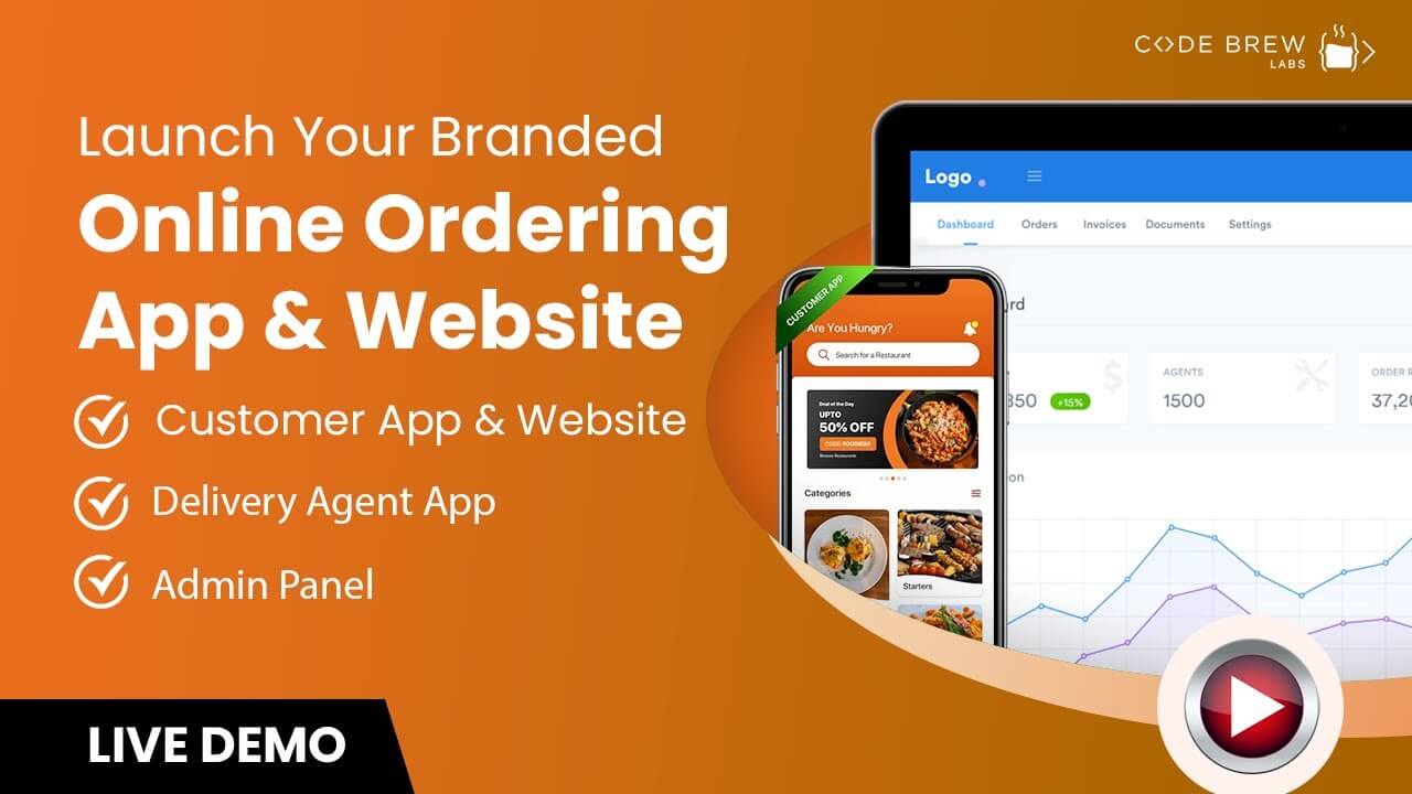 Online Ordering App & Website – Live Demo