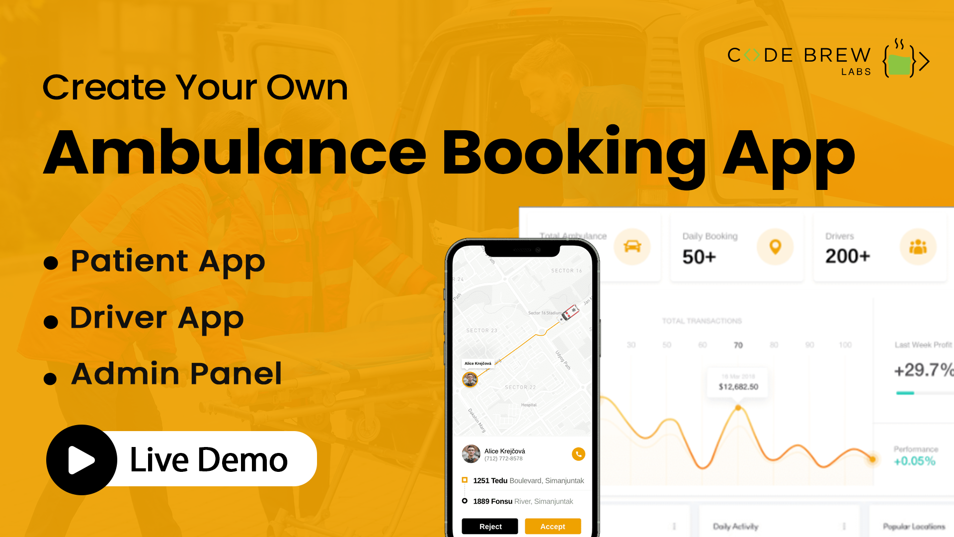 Ambulance Booking App Development
