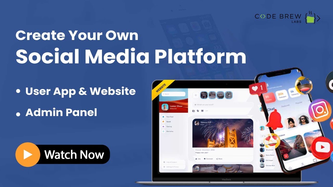 social media app development company