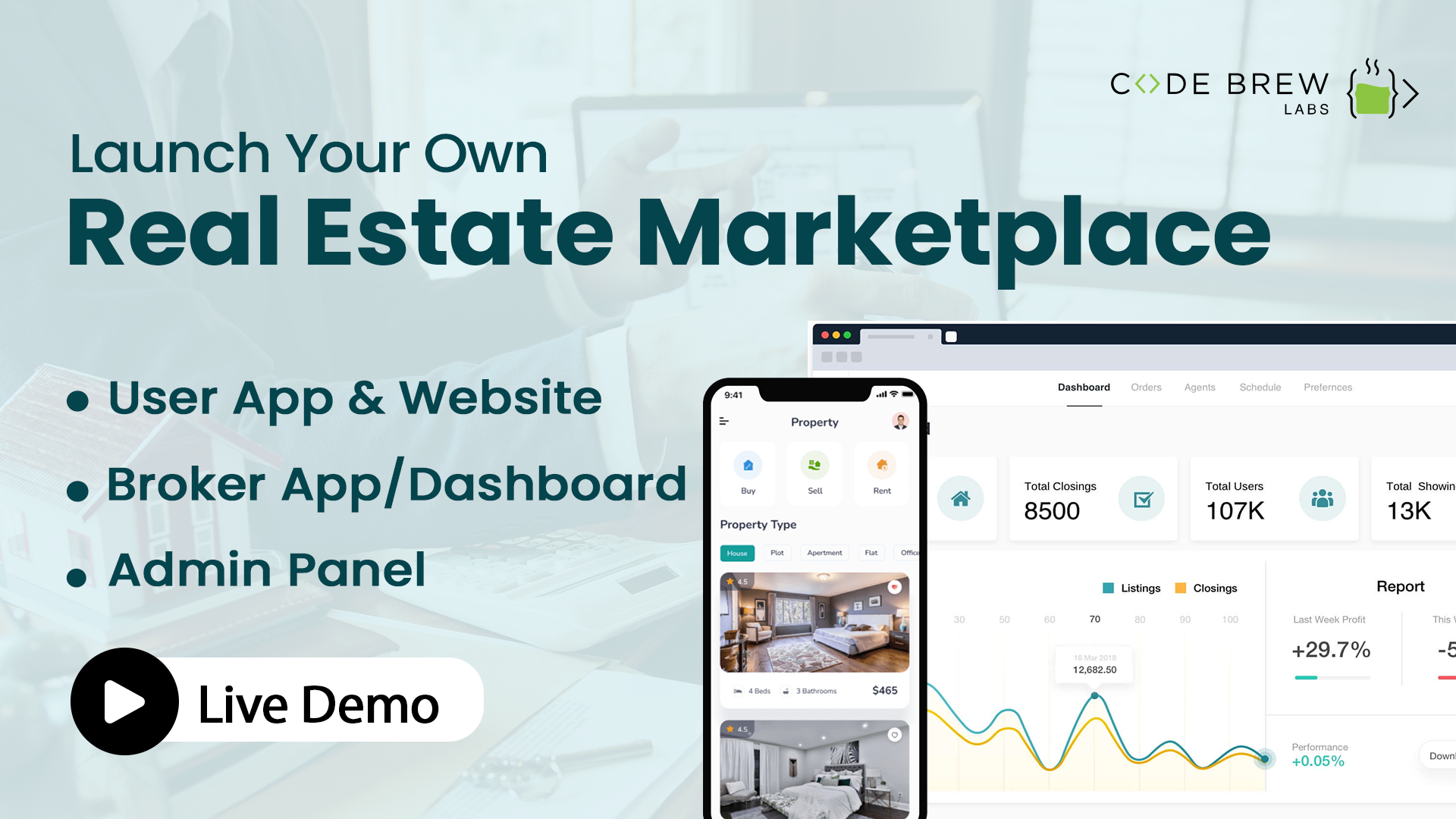 Real Estate App Development – Live Demo