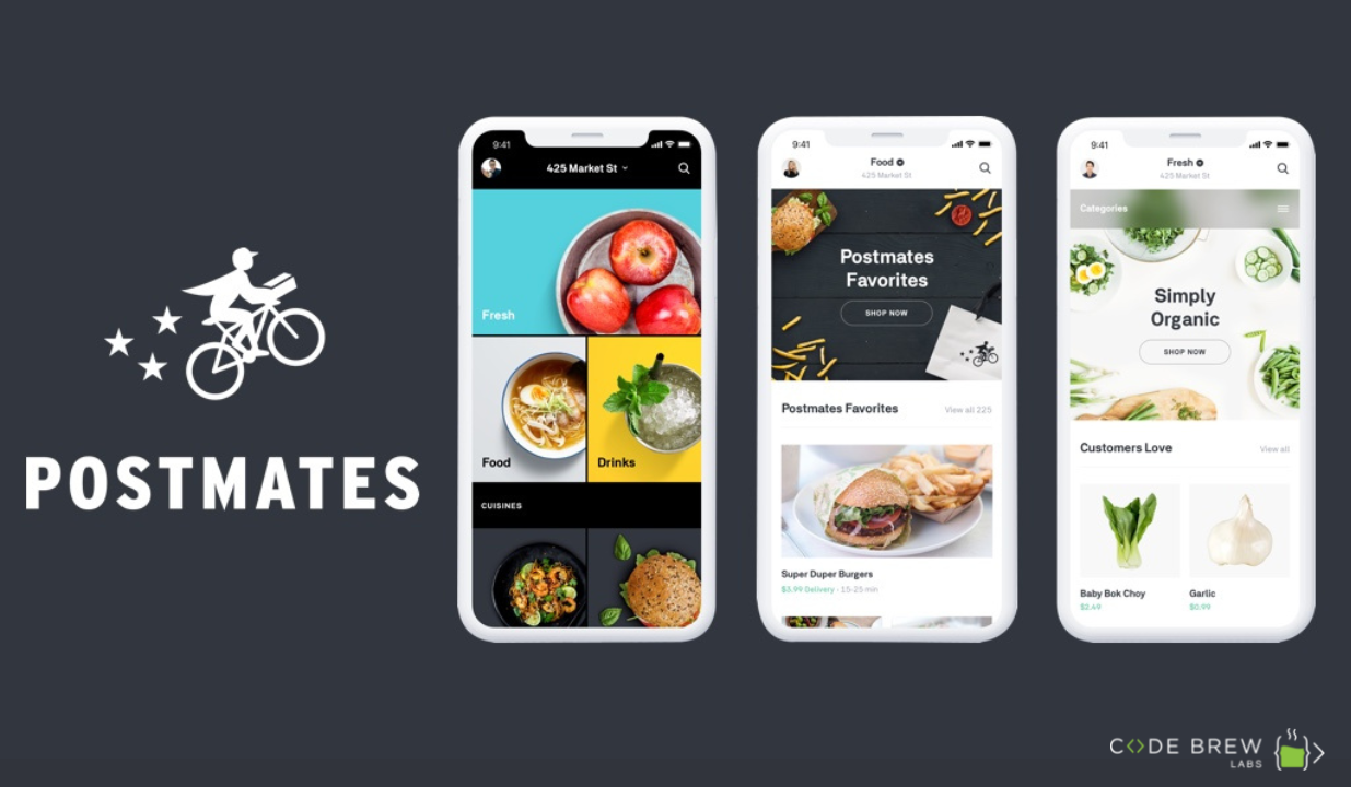 how to build Postmates clone app