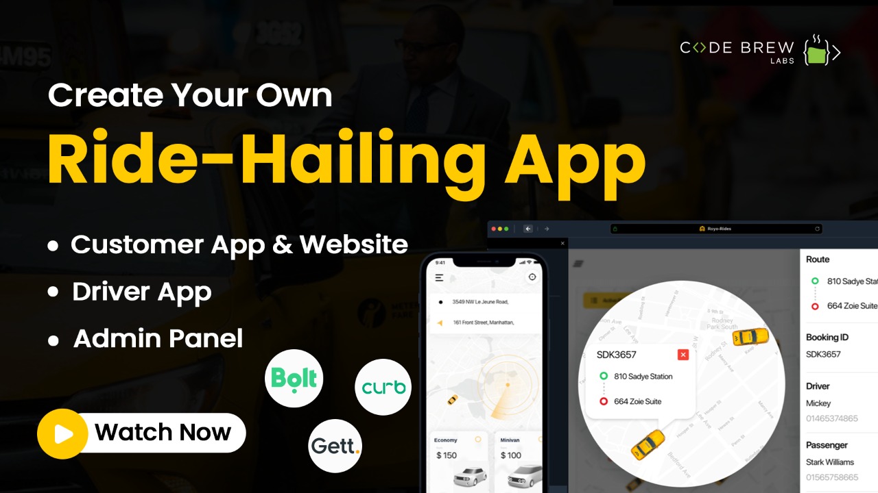 ride hail app development