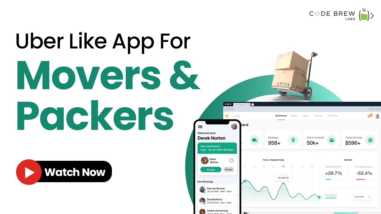 Create Uber Like App for Movers & Packers