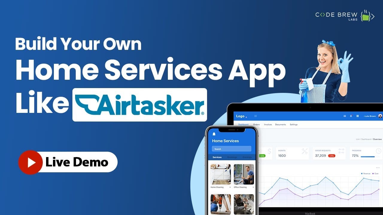 Build Home Service App |  Airtasker | Live Demo