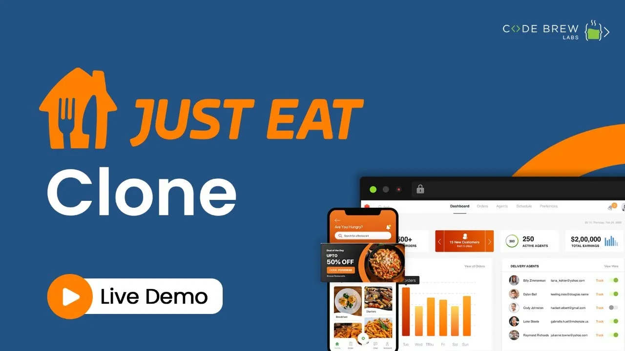 Launch Food Delivery App Like Just Eat