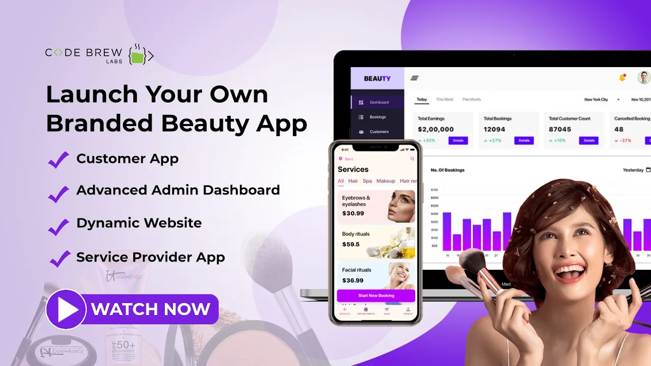 Beauty salon app development