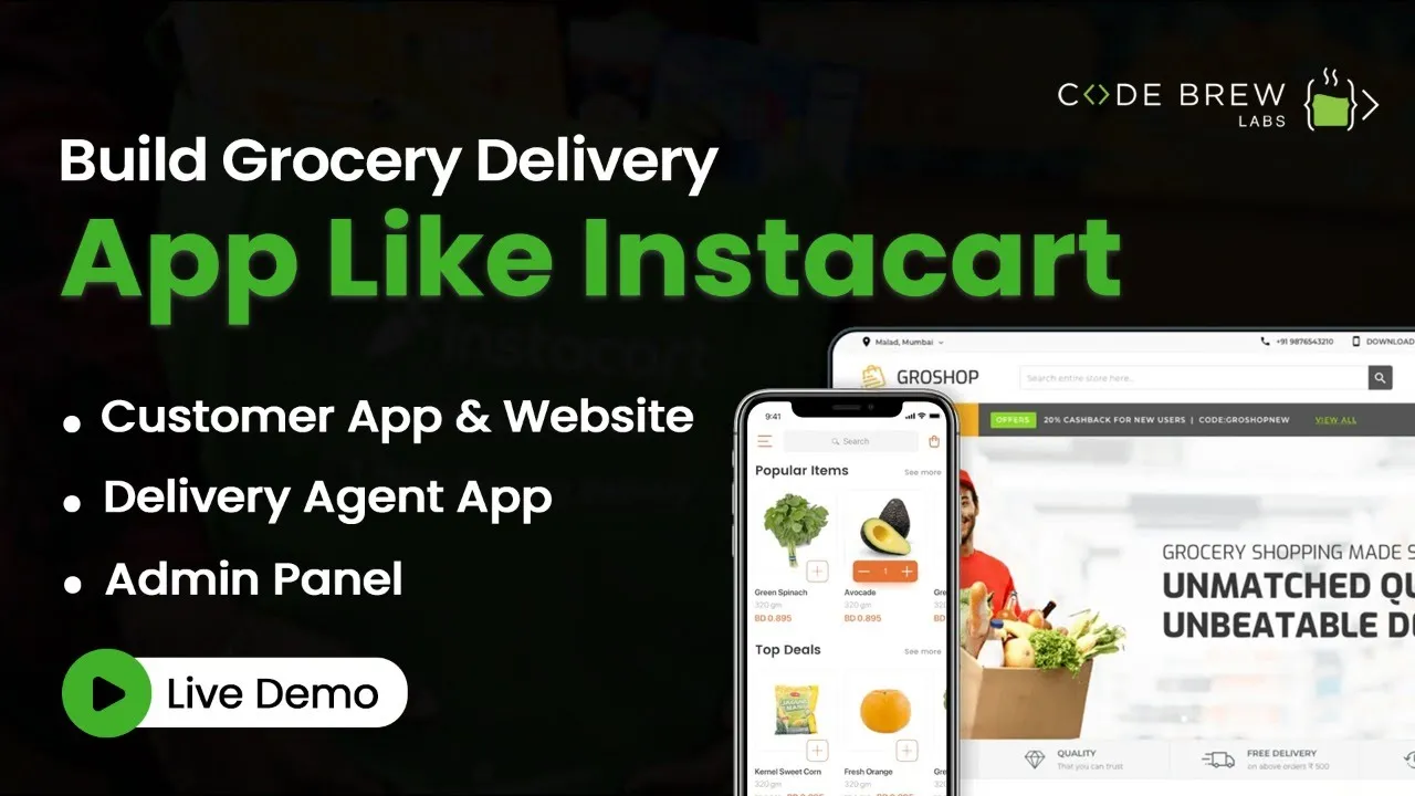 Build Your Grocery Delivery App Like Instacart