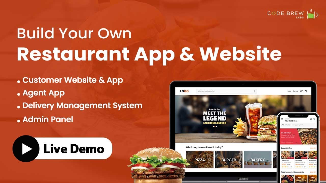 Build your own restaurant management app