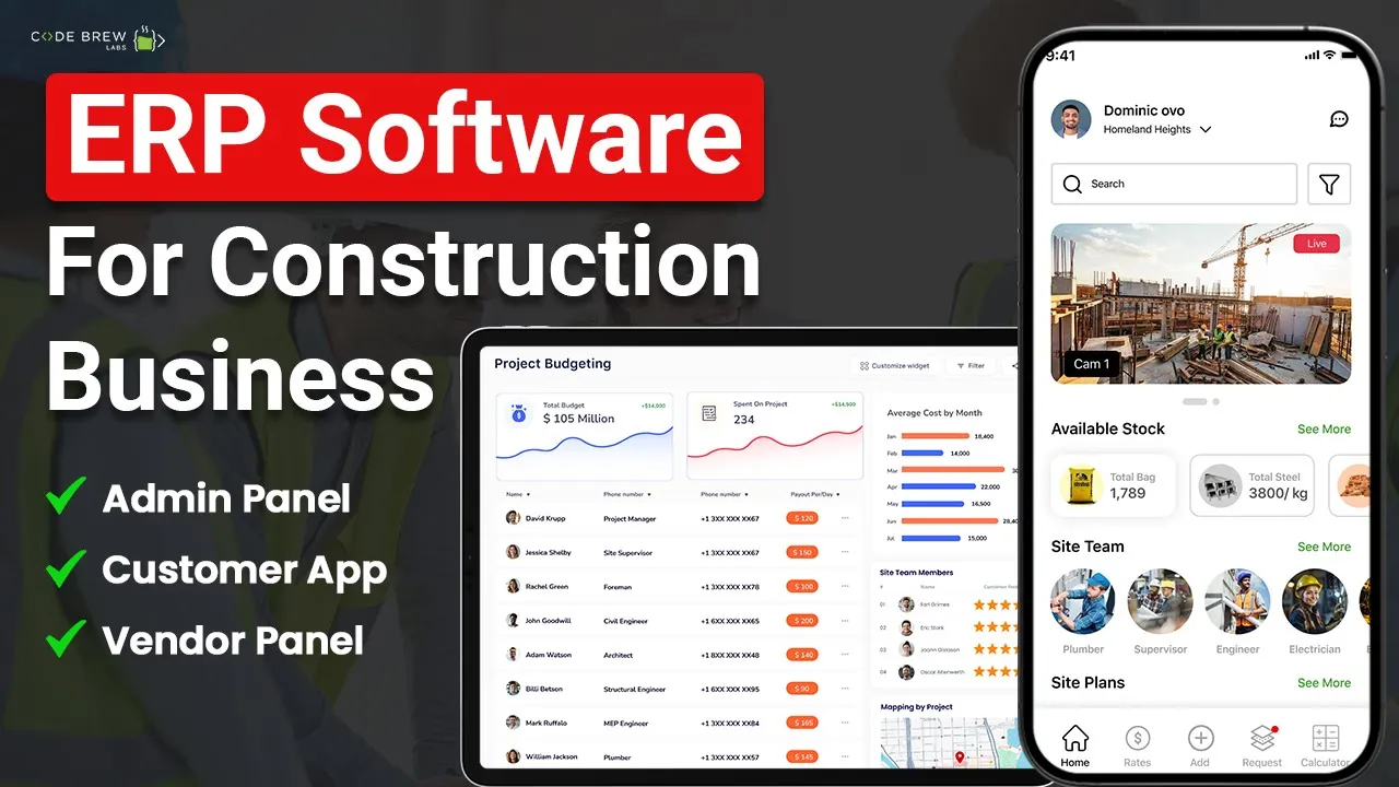 Best ERP Software for Construction Startups