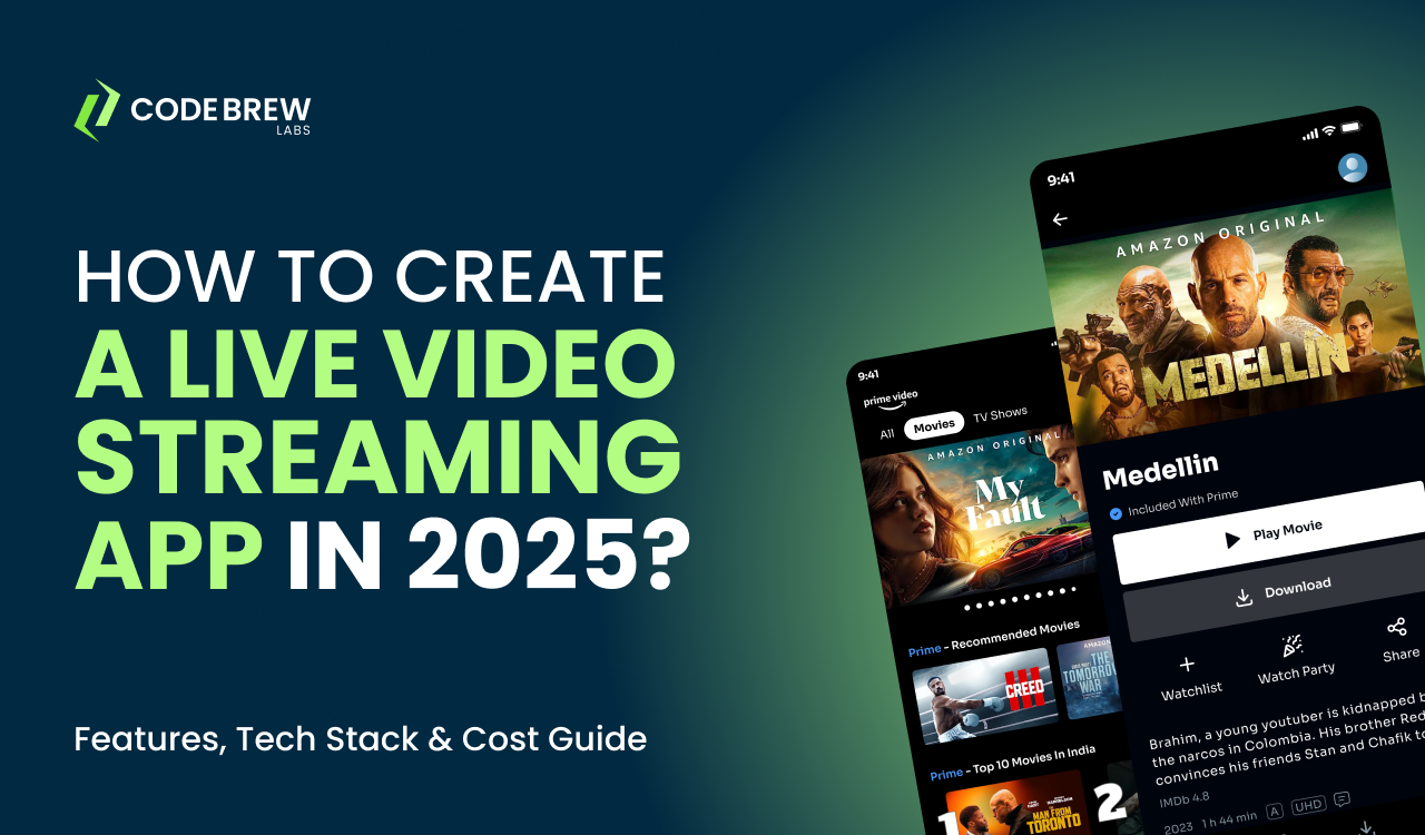 How to Create a Live Video Streaming App in 2025: Features, Tech Stack & Cost Guide